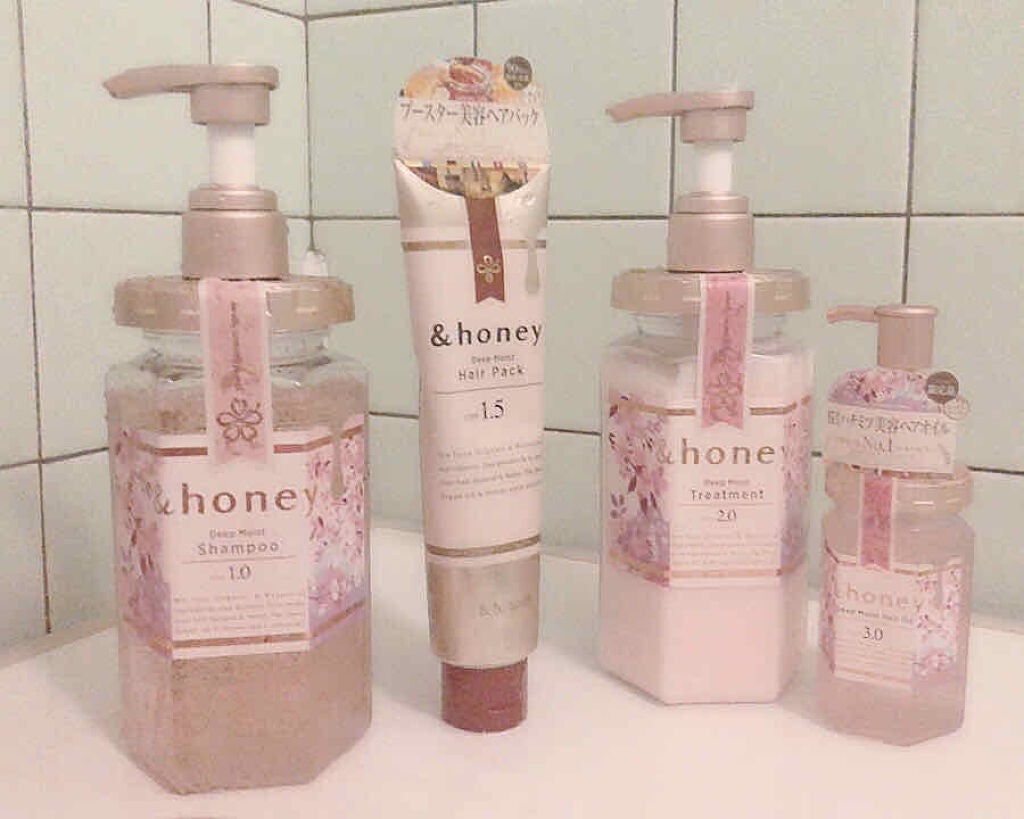 ディープモイスト シャンプー1.0/ヘアトリートメント2.0/&honey/市販シャンプーを使ったクチコミ(2枚目)