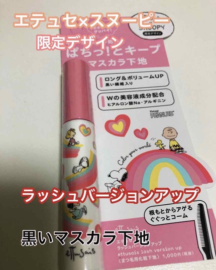 ラッシュバージョンアップ(リッチロング)/ettusais/マスカラ下地を使ったクチコミ(1枚目)