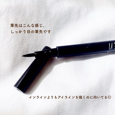 UR GLAM　LIQUID EYELINER/U R GLAM/リキッドアイライナーを使ったクチコミ（3枚目）