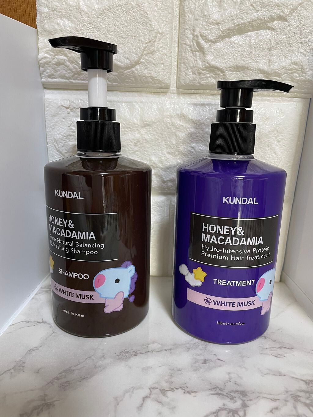 ハニー&マカデミアシャンプー/トリートメント /KUNDAL/シャンプー・コンディショナーを使ったクチコミ(1枚目)