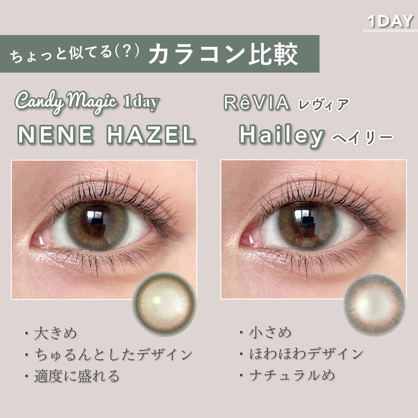 candymagic1day(キャンディーマジックワンデー)/candy magic/ワンデー(1DAY)カラコンを使ったクチコミ(4枚目)