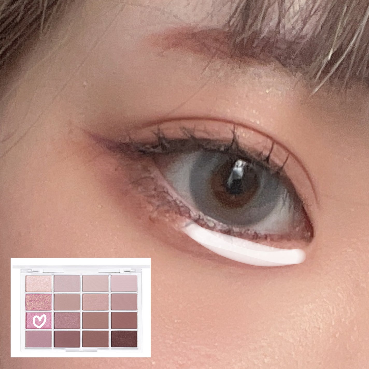 ソフトブラーリングアイパレット/wakemake/アイシャドウパレットを使ったクチコミ(6枚目)