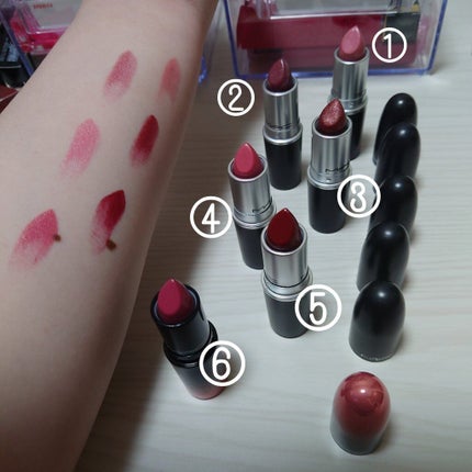 ラブ ミー リップスティック  アズ イフ アイ ケア/M・A・C/口紅を使ったクチコミ(2枚目)