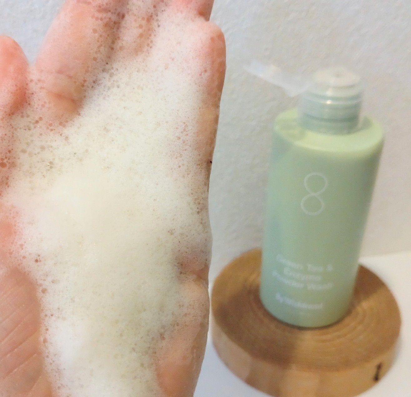 グリーンティー&エンザイムパウダーウォッシュ/By Wishtrend/洗顔パウダーを使ったクチコミ(5枚目)