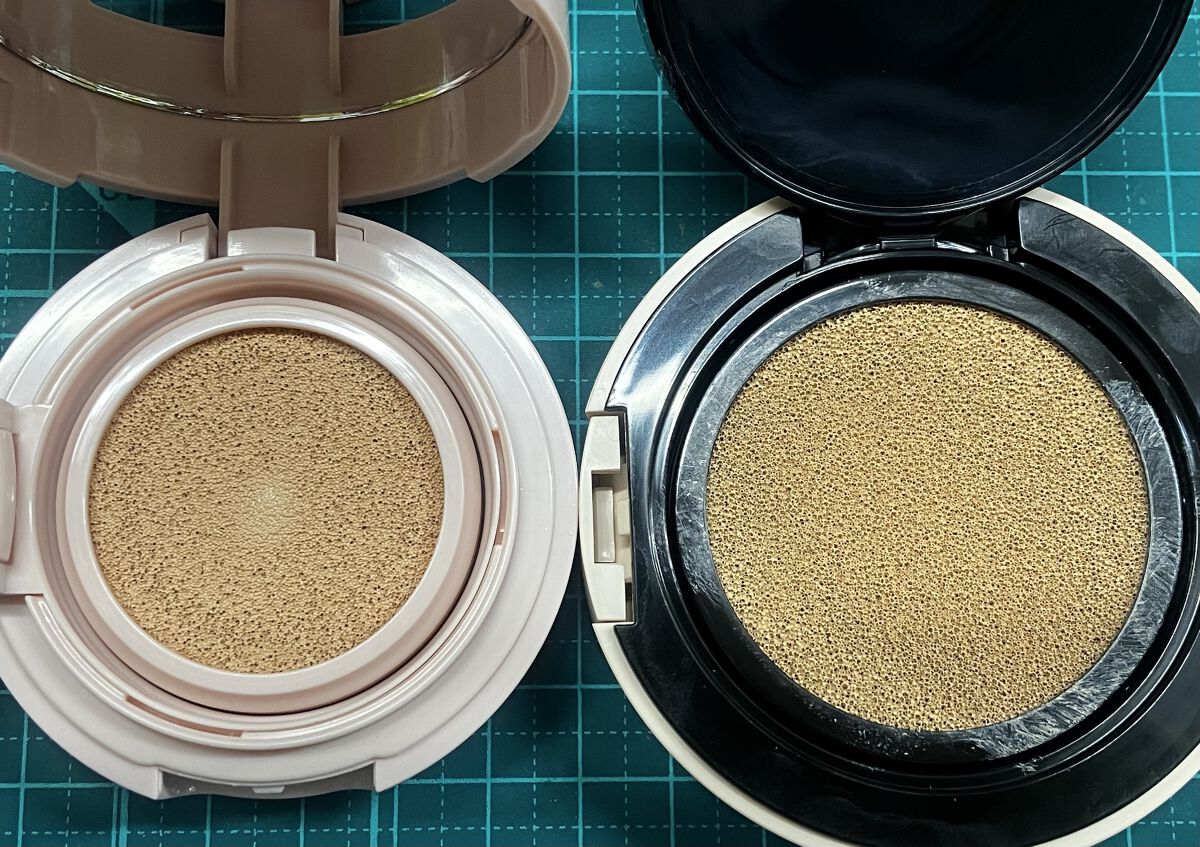 アンドバイロムアンド　メロウマットクッション BE02 ナチュラル/&nd by rom&nd/クッションファンデーションを使ったクチコミ（3枚目）