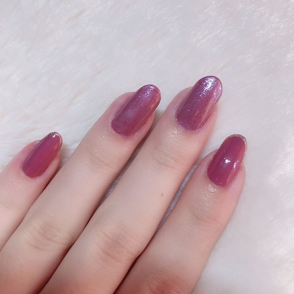 Lucy on LIPS 「【ピンク×ゴールドネイル🎀】淡い色続きだったので今回は濃いめの..」(2枚目)