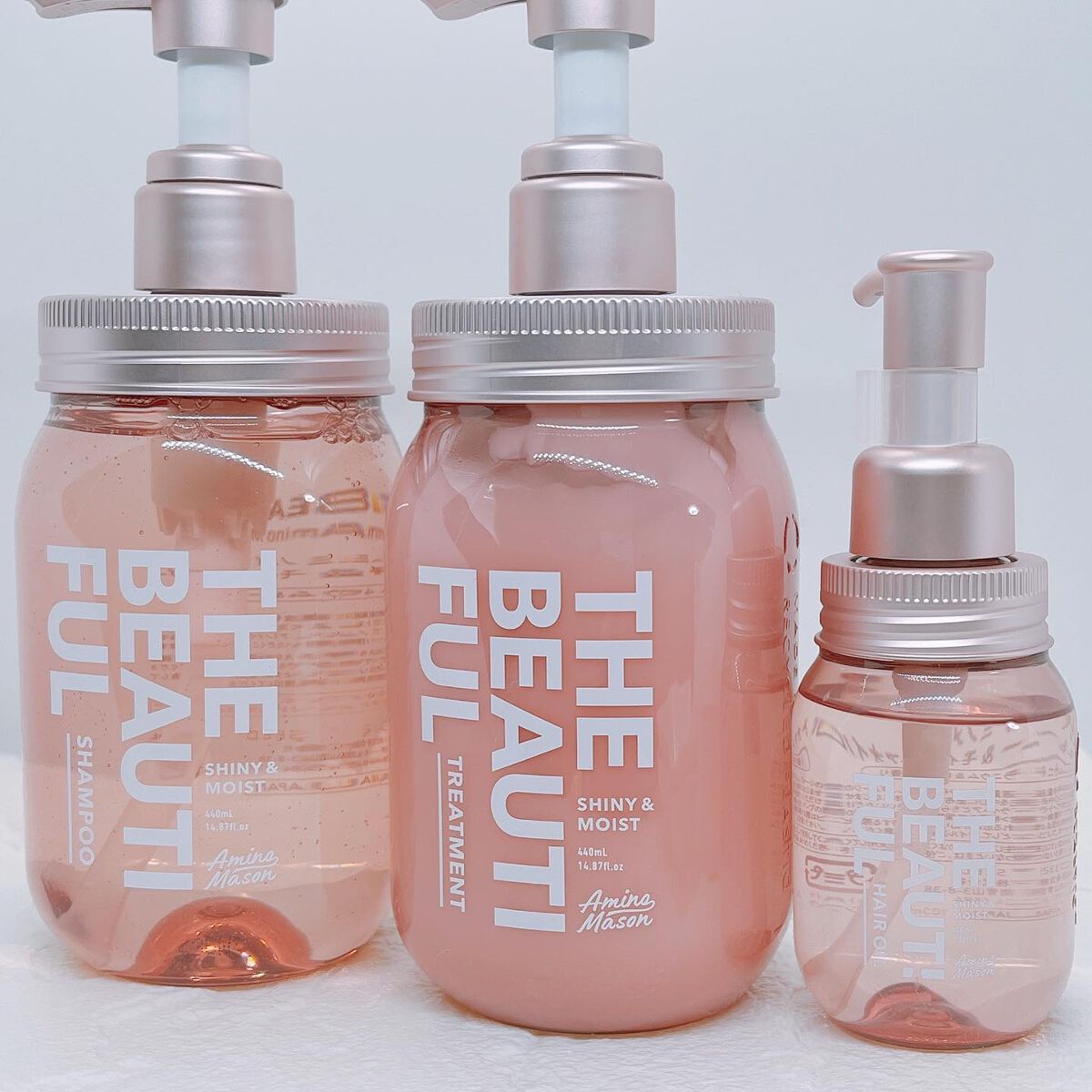 アミノメイソン シャイニー&モイスト ヘアオイル/アミノメイソン/ヘアオイルを使ったクチコミ(3枚目)