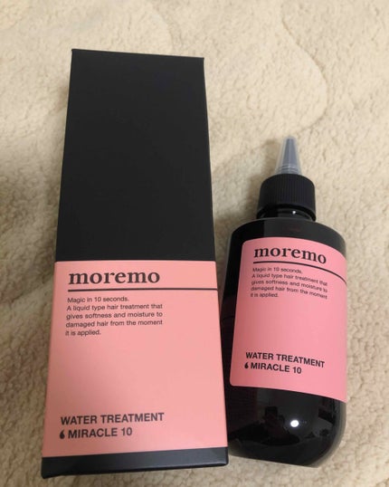 ウォータートリートメントミラクル10/moremo/洗い流すヘアトリートメントを使ったクチコミ(1枚目)