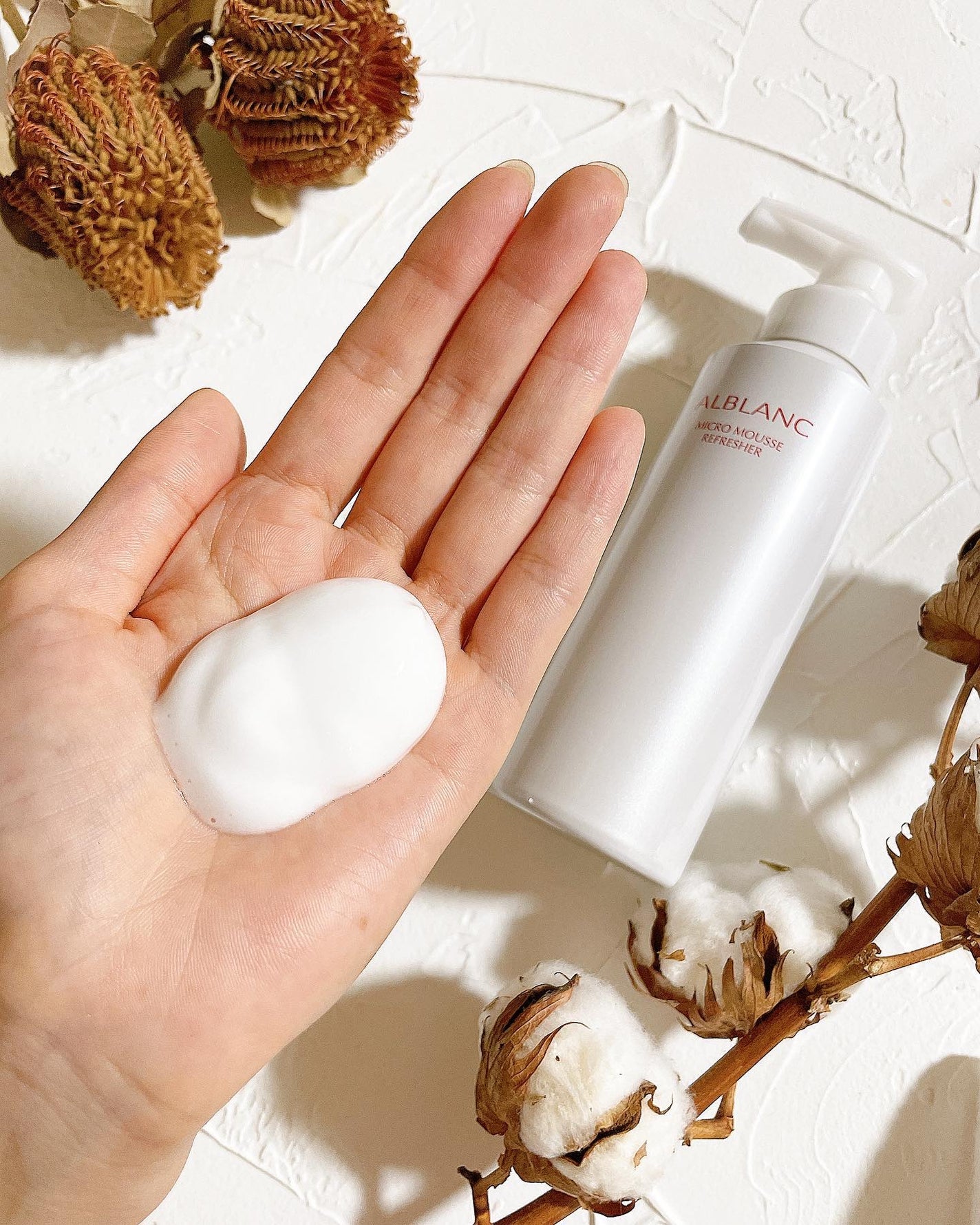 マイクロムース リフレッシャー/ALBLANC/泡洗顔を使ったクチコミ(5枚目)