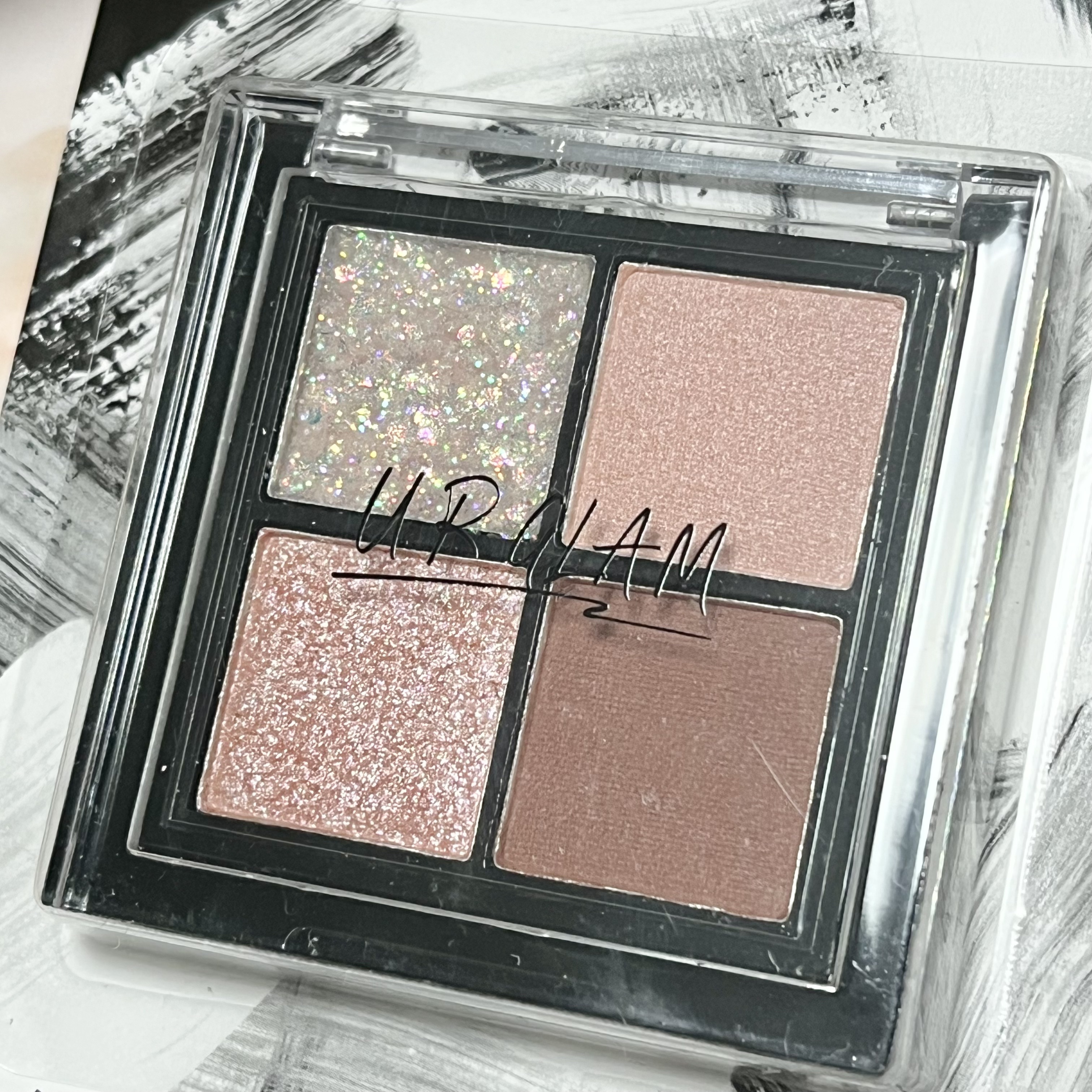 UR GLAM グリッターアイズ  01/U R GLAM/アイシャドウパレットを使ったクチコミ（2枚目）