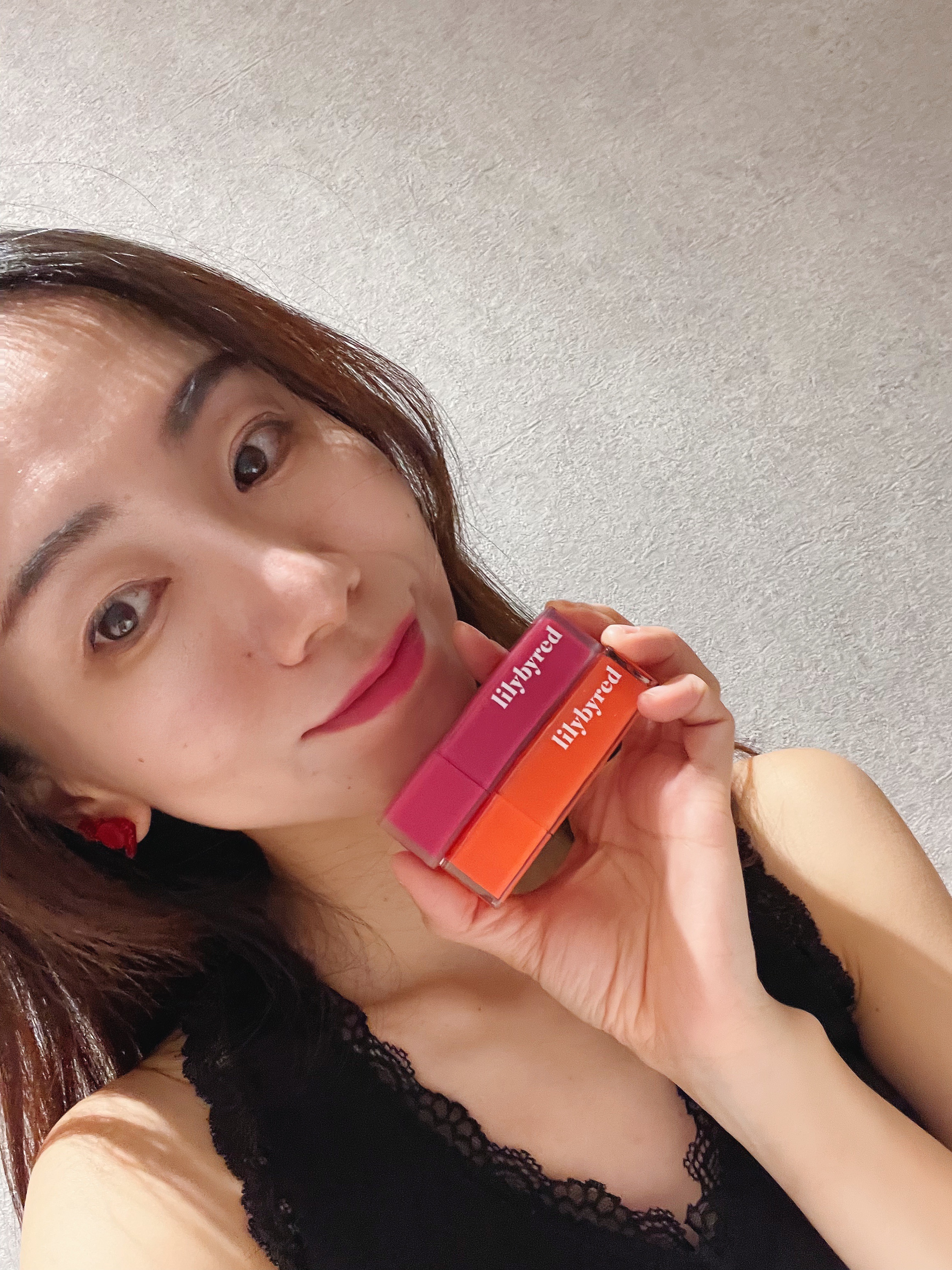 ムードライアー ベルベットティント/lilybyred/リップティントを使ったクチコミ（2枚目）