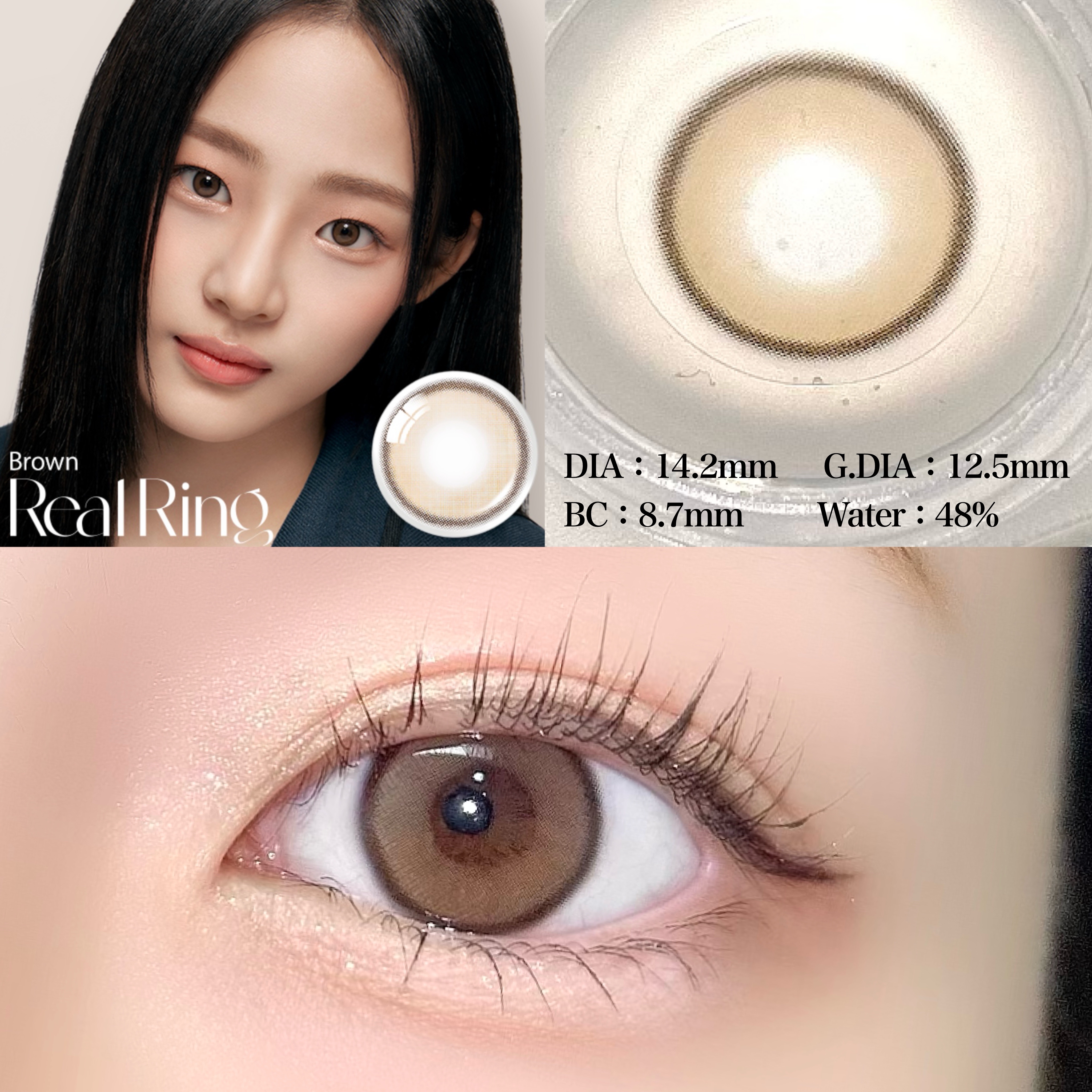 Real Ring 1day/OLENS/ワンデー（１DAY）カラコンを使ったクチコミ（2枚目）