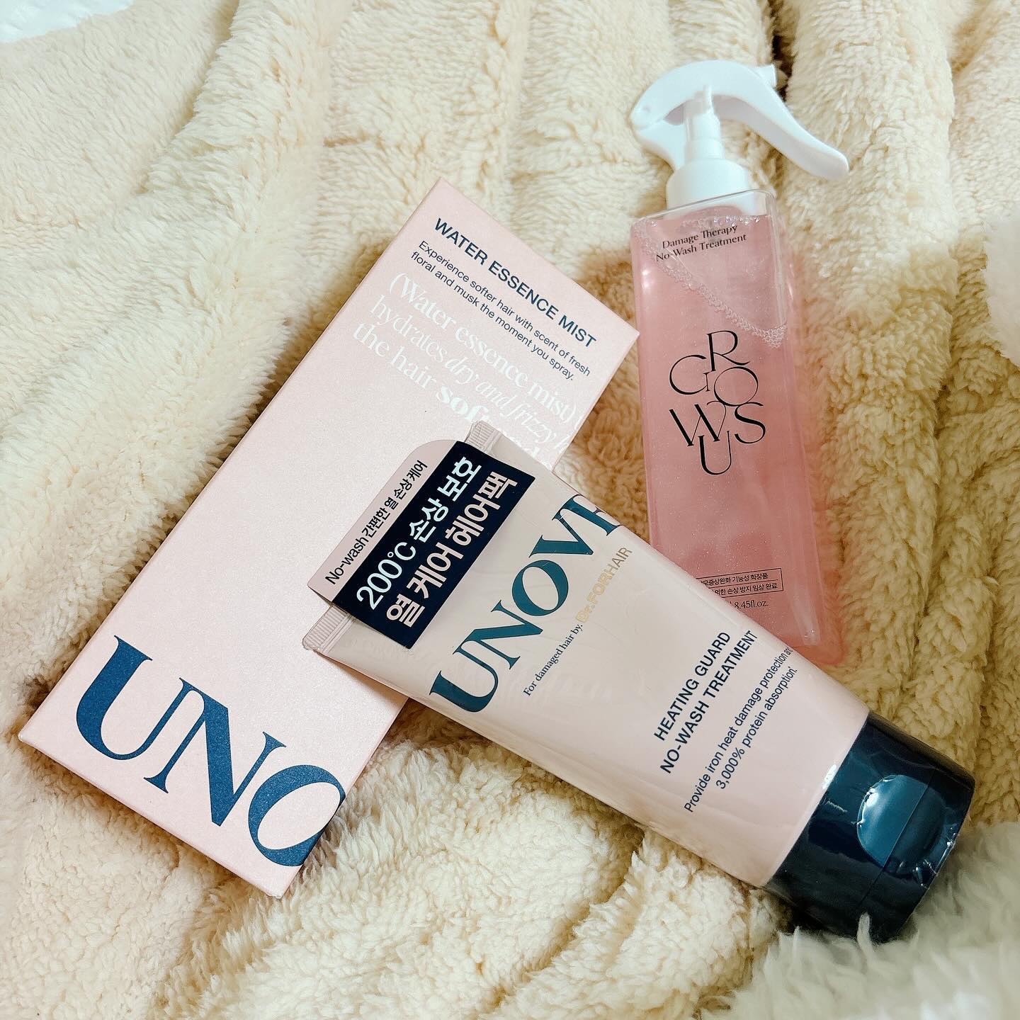 アノブ ヒーティングガードノーウォッシュトリートメント/UNOVE/ヘアトリートメントを使ったクチコミ（1枚目）