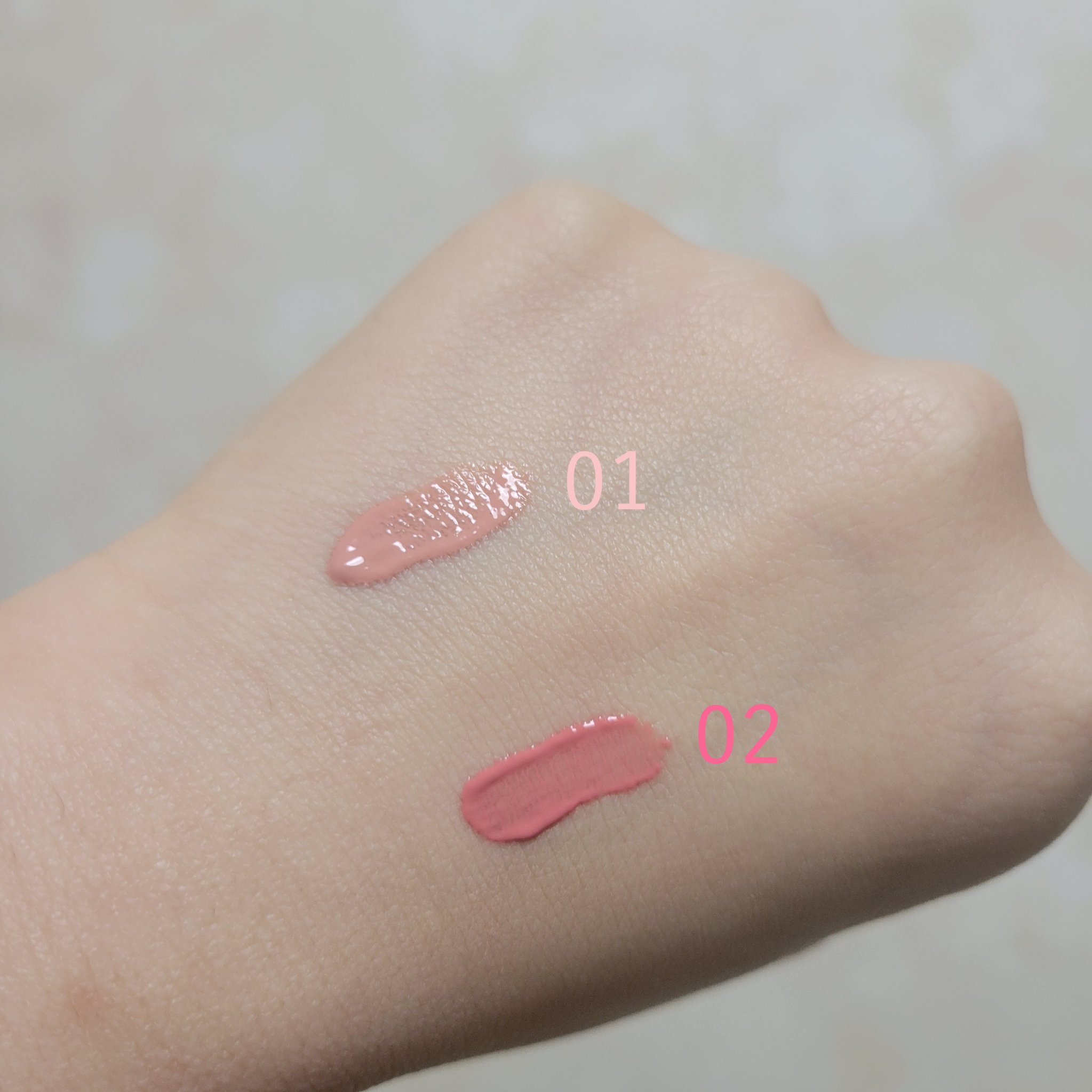 ⽔彩チーク/Fujiko/リキッドチークを使ったクチコミ（2枚目）