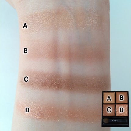 RMK シンクロマティック アイシャドウパレット/RMK/アイシャドウパレットを使ったクチコミ(2枚目)