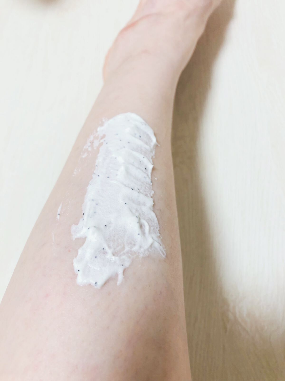 ダヴ ふわとろ クリーミースクラブ キウイ&アロエ/ダヴ/ボディスクラブを使ったクチコミ(3枚目)