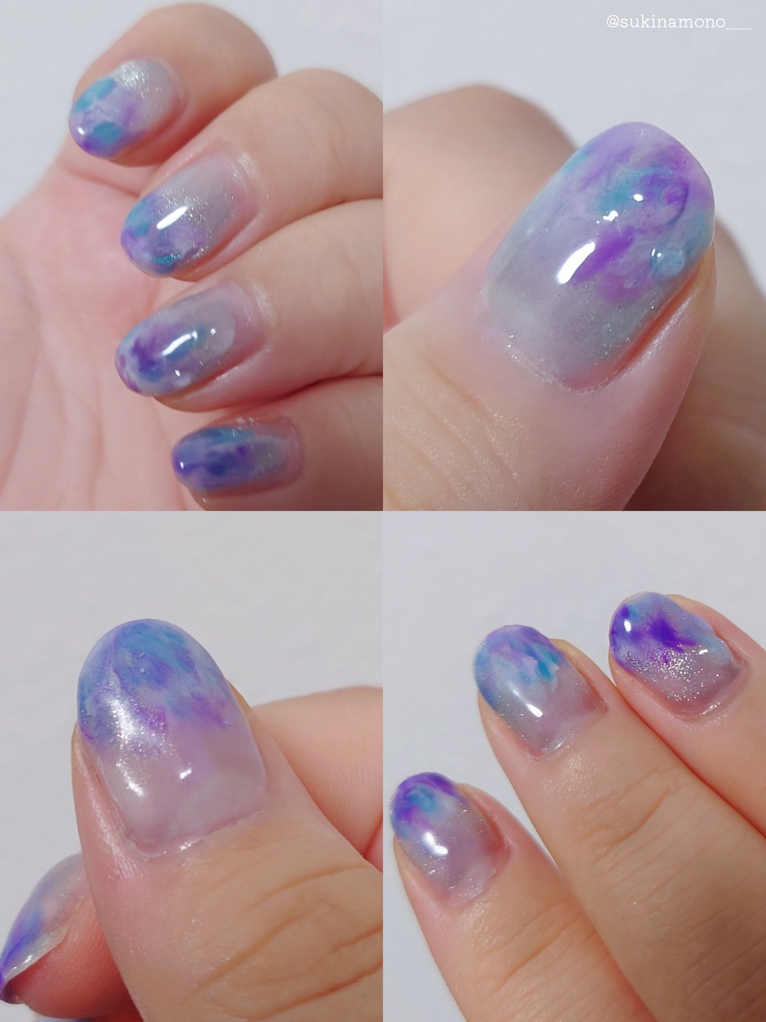 ジェルネイル（ライト対応）/セリア/ジェルネイルを使ったクチコミ（2枚目）