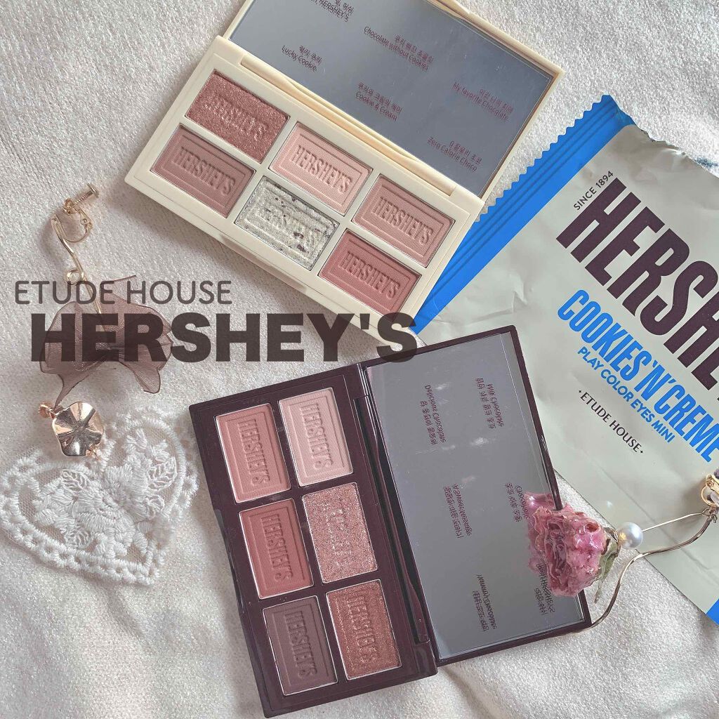 ハーシー プレイカラーアイズミニ/ETUDE/アイシャドウパレットを使ったクチコミ(1枚目)