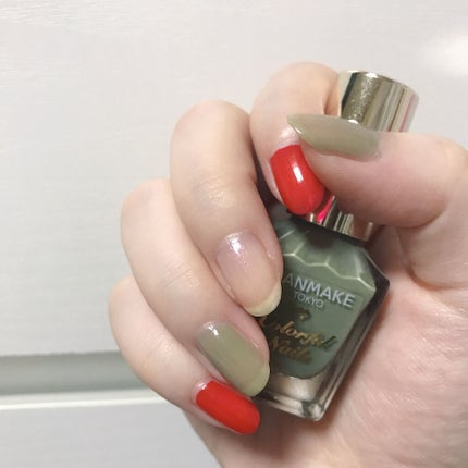カラフルネイルズ/キャンメイク/マニキュアを使ったクチコミ(4枚目)