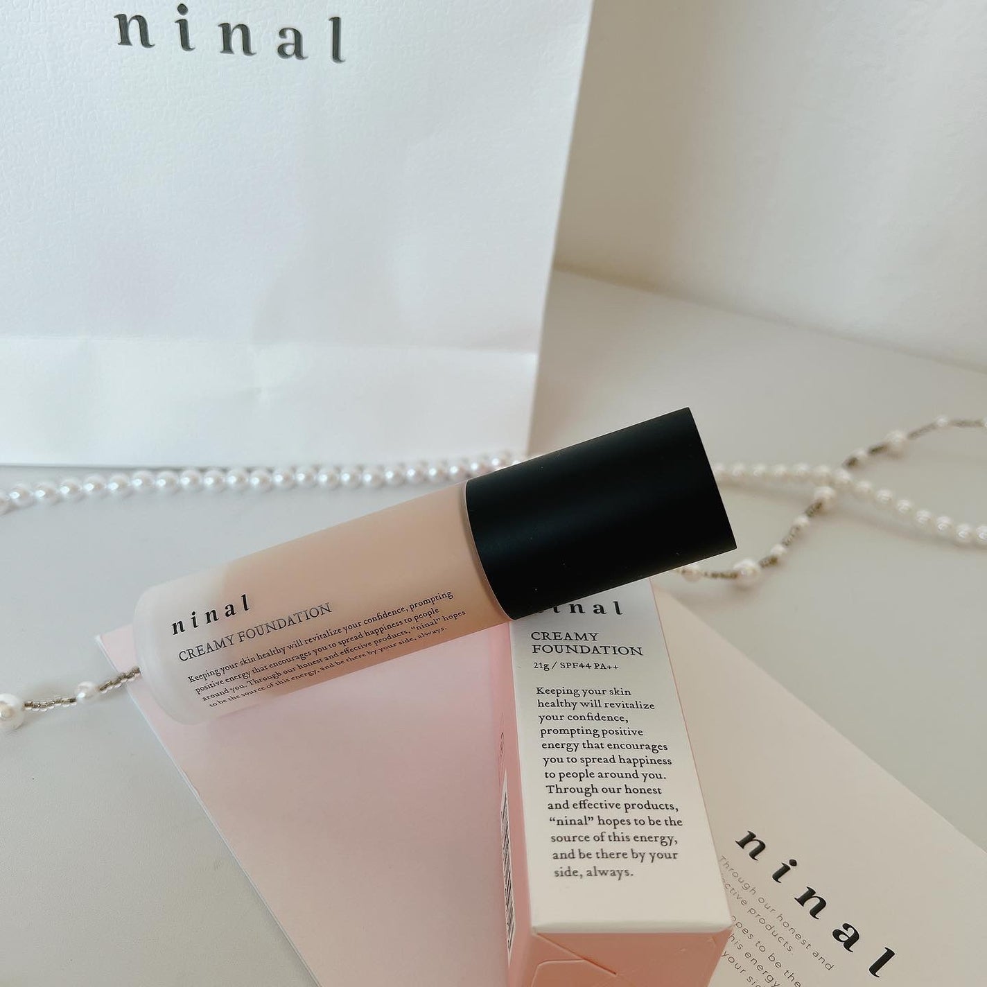 ninal クリーミィファンデーション/ninal/クリーム・エマルジョンファンデーションを使ったクチコミ(1枚目)