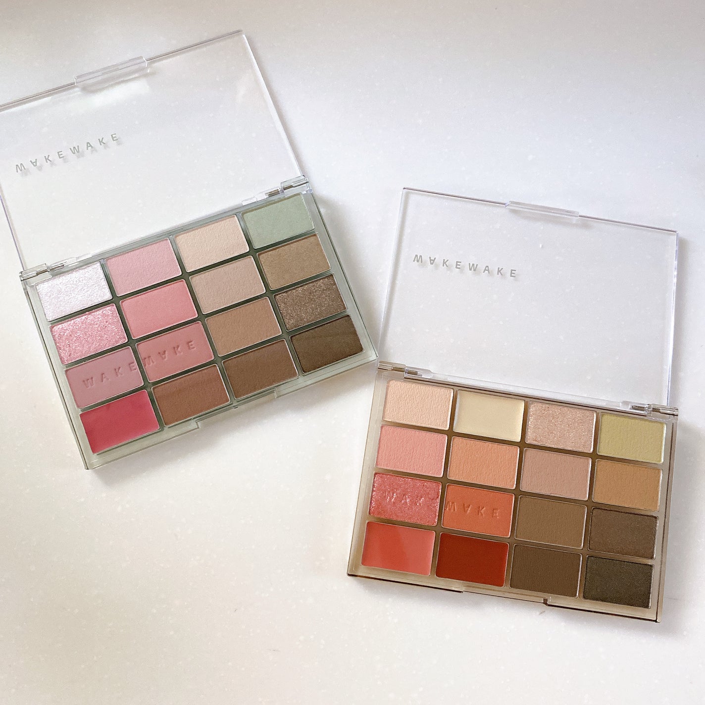 ソフトブラーリングアイパレット/wakemake/アイシャドウパレットを使ったクチコミ(2枚目)