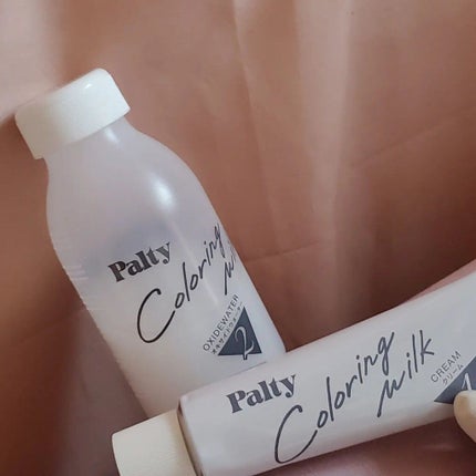 カラーリングミルク【旧】/パルティ/ヘアカラーを使ったクチコミ(2枚目)
