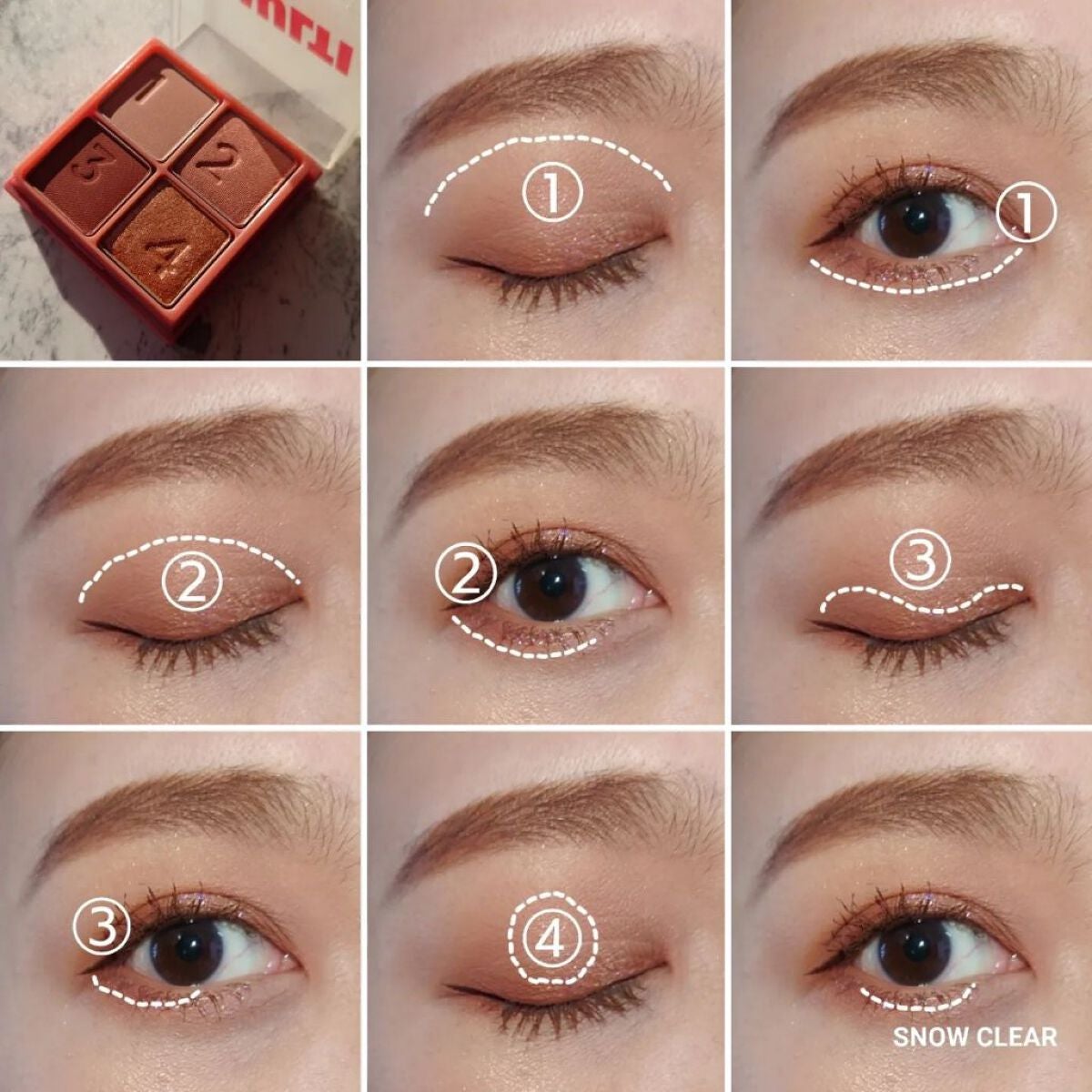 マルチキューブ/i’m meme/アイシャドウパレットを使ったクチコミ(4枚目)