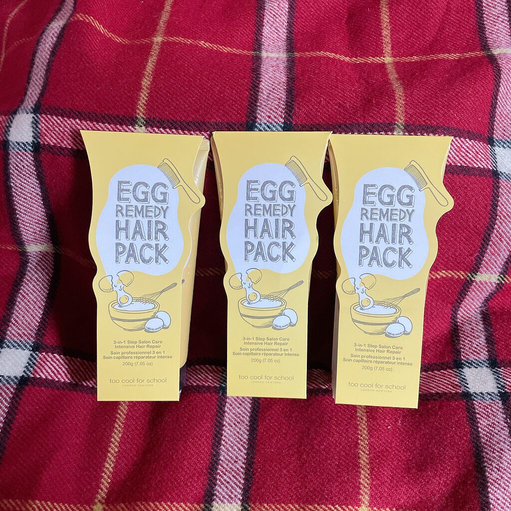 エッグレミディヘアパック/too cool for school/ヘアマスク・ヘアパックを使ったクチコミ(1枚目)