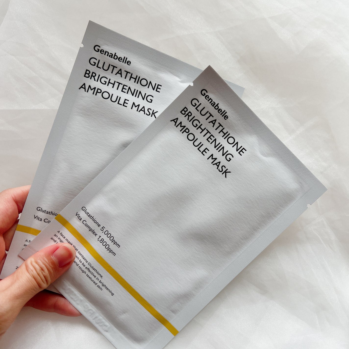 グルタチオンブアンプルマスク/Genabelle/シートマスク・パックを使ったクチコミ(2枚目)