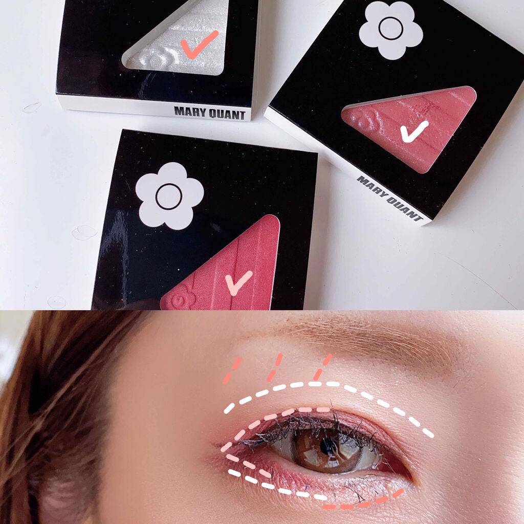 アイオープナー/MARY QUANT/単色アイシャドウを使ったクチコミ(3枚目)