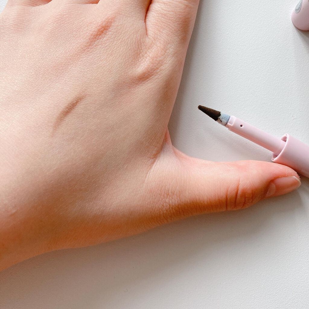 パウダリーティント アイブロウ/FASIO/眉ティントを使ったクチコミ（3枚目）