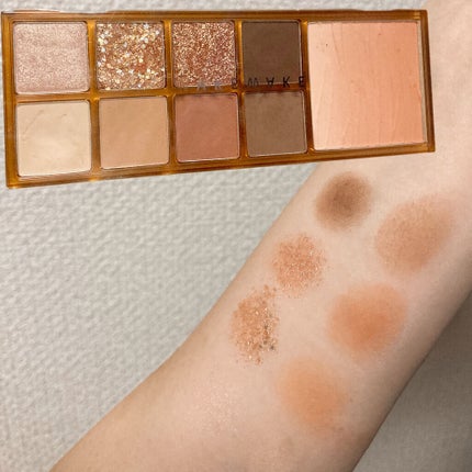 ミックスブラーリングアイパレット/wakemake/マルチパレットを使ったクチコミ(2枚目)