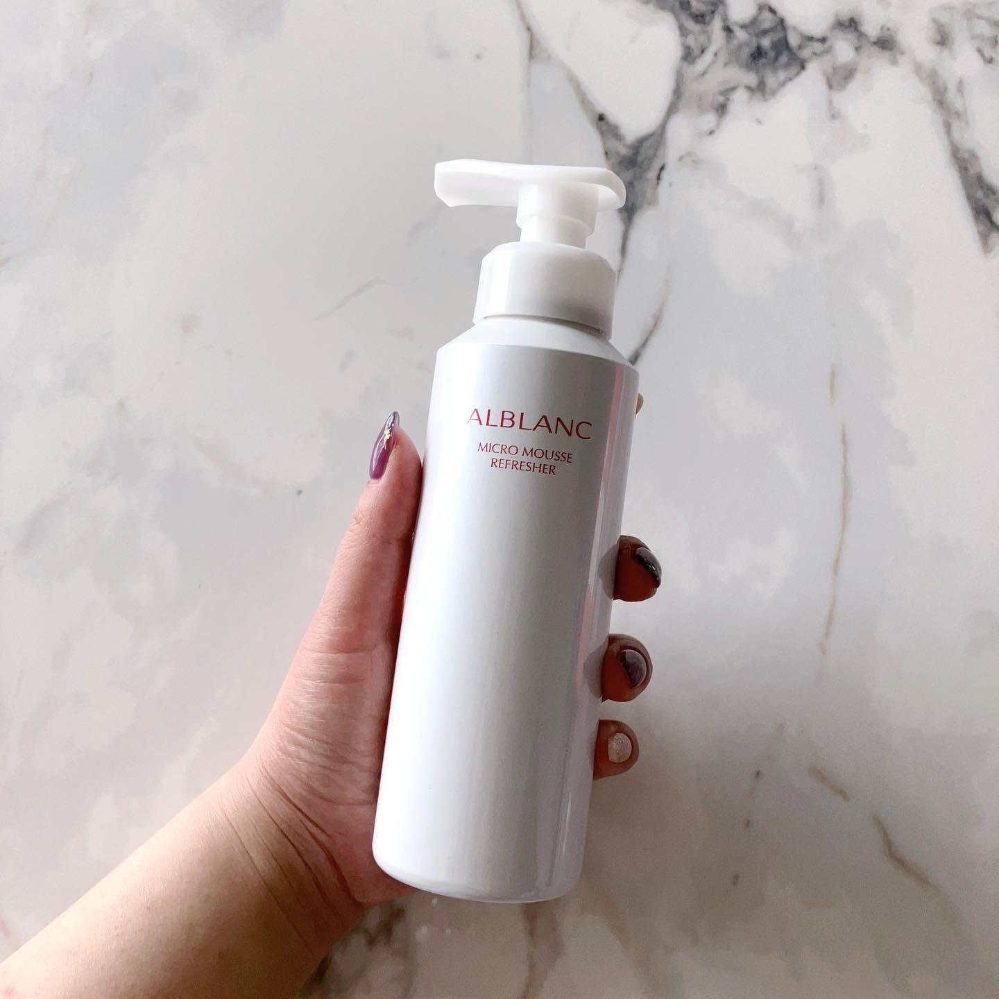 マイクロムース リフレッシャー/ALBLANC/泡洗顔を使ったクチコミ（2枚目）