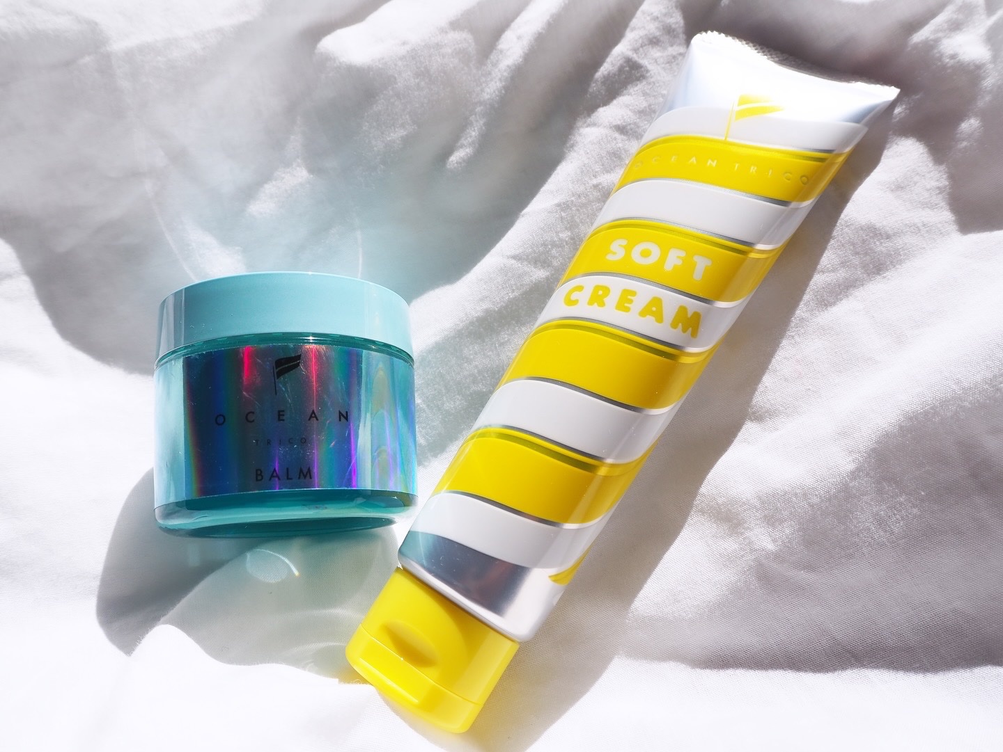 【OCEANTRICO】

ヘアスタイリング剤はずっとオーシャントリコ愛用です♡

一番好きな水色のソフトバームだけでなくソフトクリーム登場！初めて使用しましたが、柔らかいクリームが程よいまとまり感とサラサラヘアを生み出してくれるので使いや