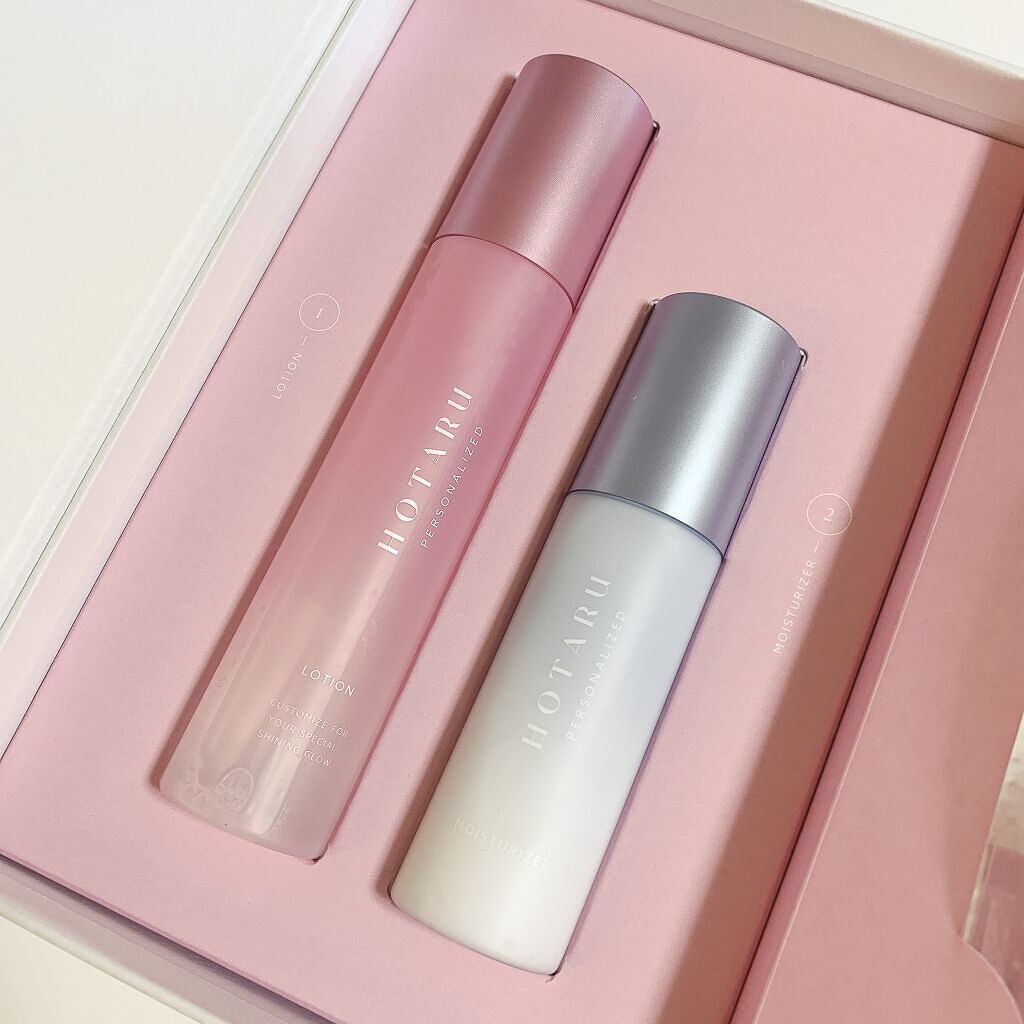  HOTARU PERSONALIZED LOTION／MOISTURIZER /HOTARU PERSONALIZED/スキンケアキットを使ったクチコミ（3枚目）