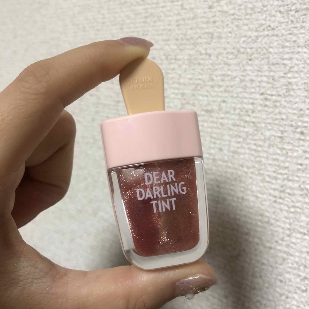 ディアダーリン ウォータージェルティント （アイスティント）/ETUDE/口紅を使ったクチコミ（1枚目）