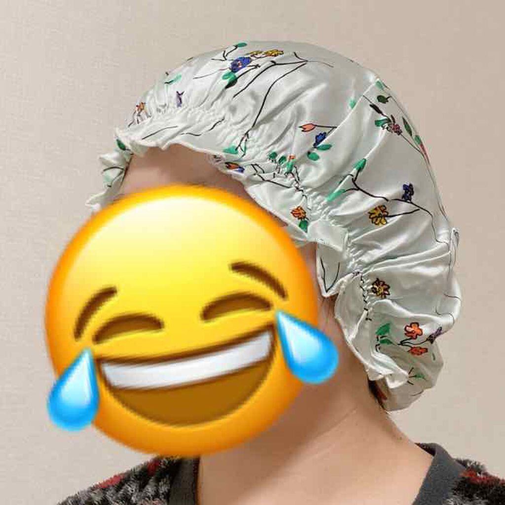 ナイトキャップ シルク100%/LilySilk/ヘアケアグッズを使ったクチコミ（2枚目）