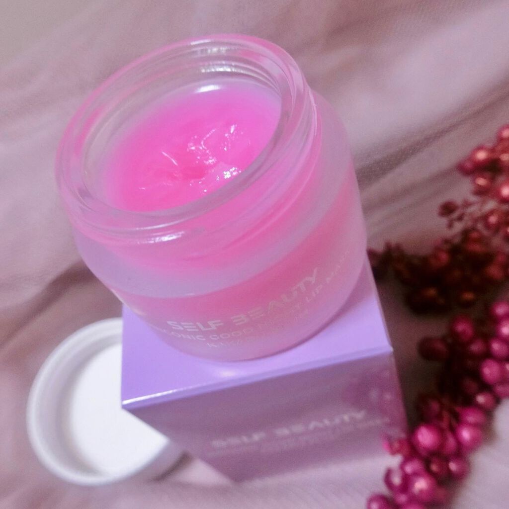 ユニコーングッドナイトリップマスク カカドゥプラム/SELF BEAUTY/リップマスクを使ったクチコミ（1枚目）