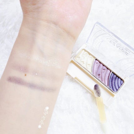 トーンアップアイシャドウ/CEZANNE/アイシャドウパレットを使ったクチコミ(4枚目)