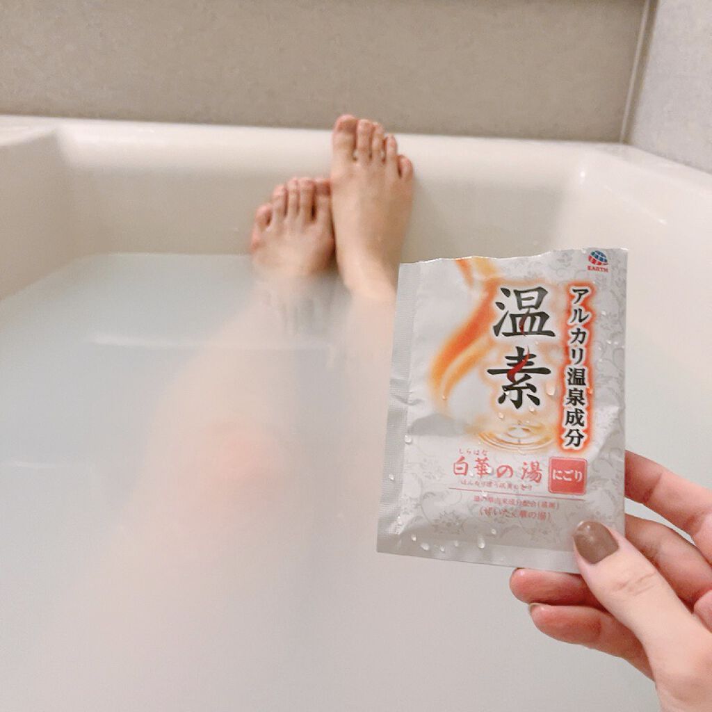 琥珀の湯＆白華の湯 詰合せパック/温素/入浴剤セットを使ったクチコミ（1枚目）