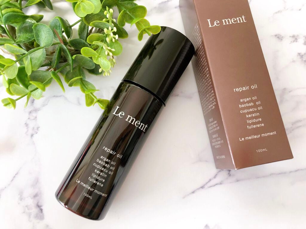 リペア オイル/Le ment/ヘアオイルを使ったクチコミ(3枚目)
