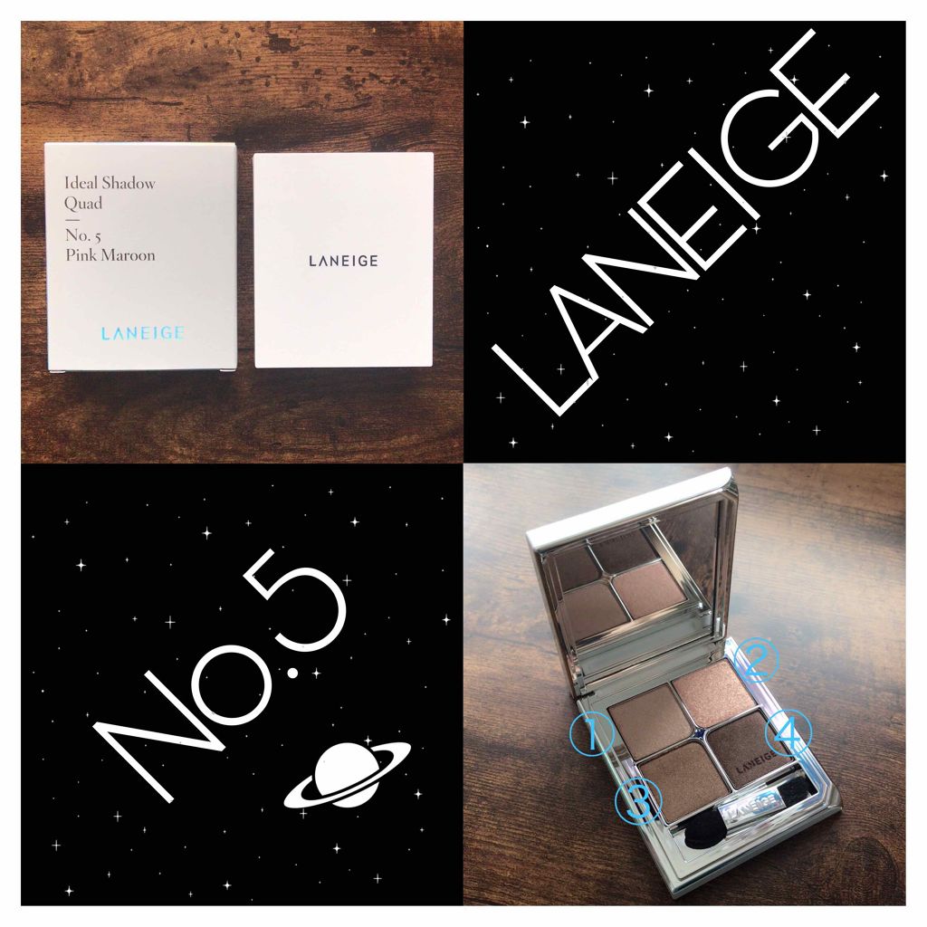 アイデアル アイシャドウクワッド/LANEIGE/アイシャドウパレットを使ったクチコミ（1枚目）