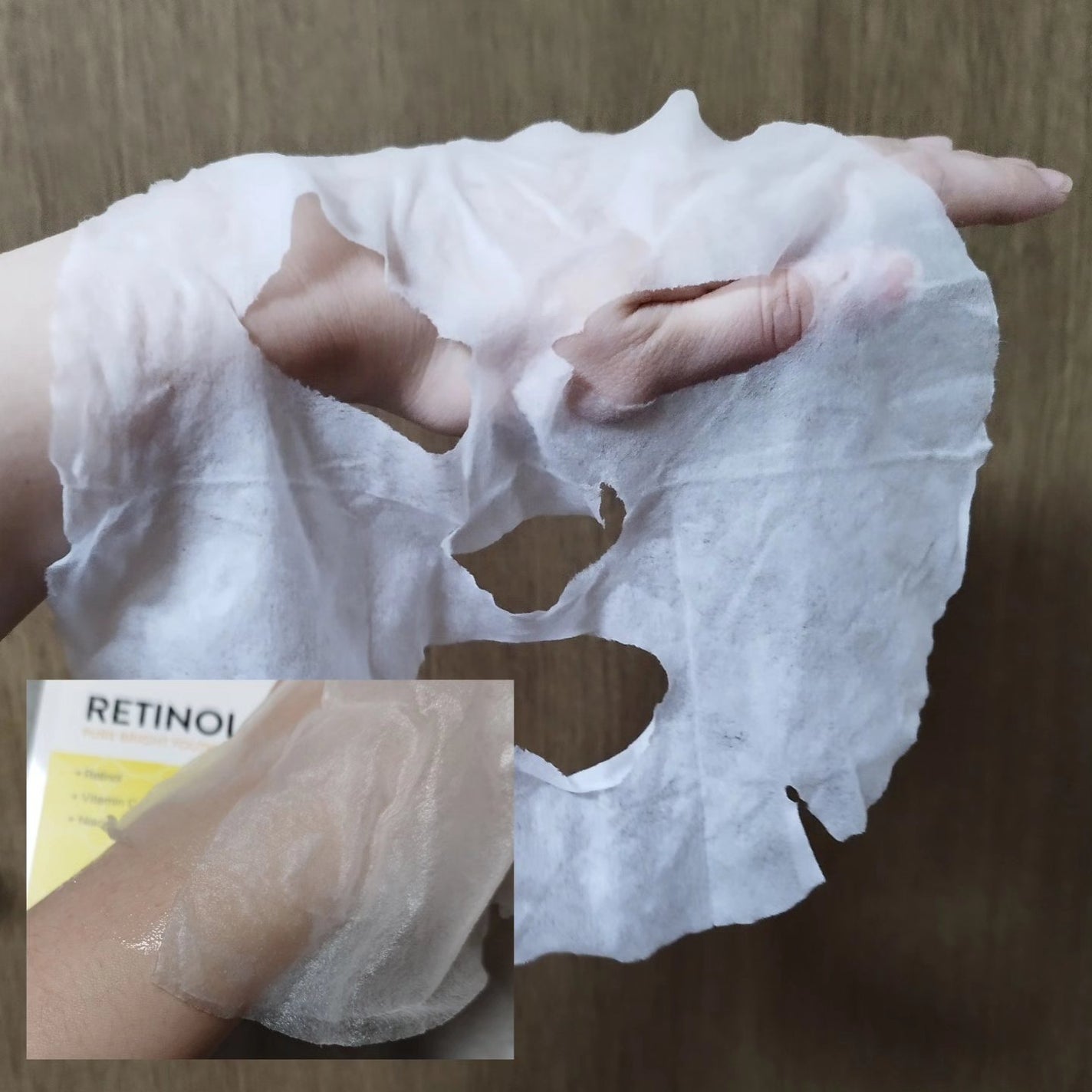 キューブマスク レチノール/ネイチャーリパブリック/シートマスク・パックを使ったクチコミ(3枚目)