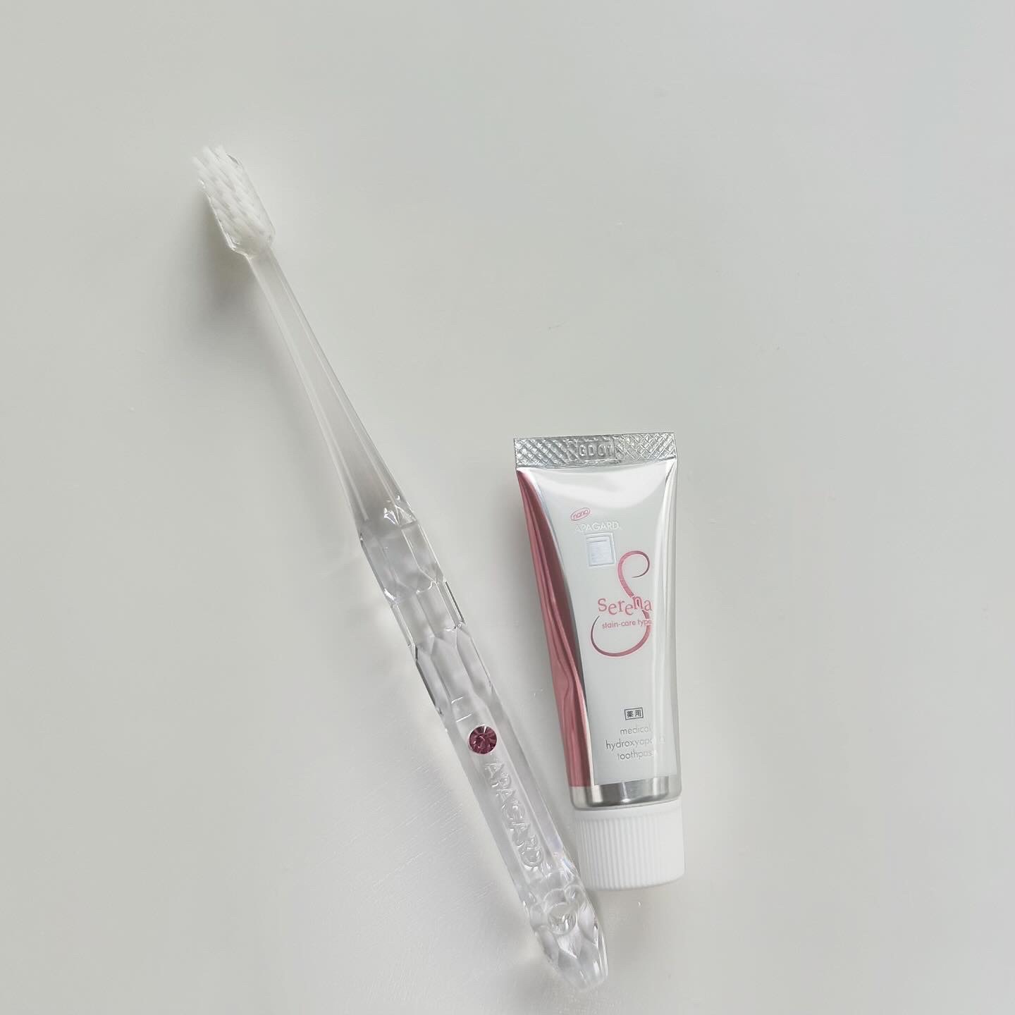 アパガードクリスタル歯ブラシ/アパガード/歯ブラシを使ったクチコミ（2枚目）