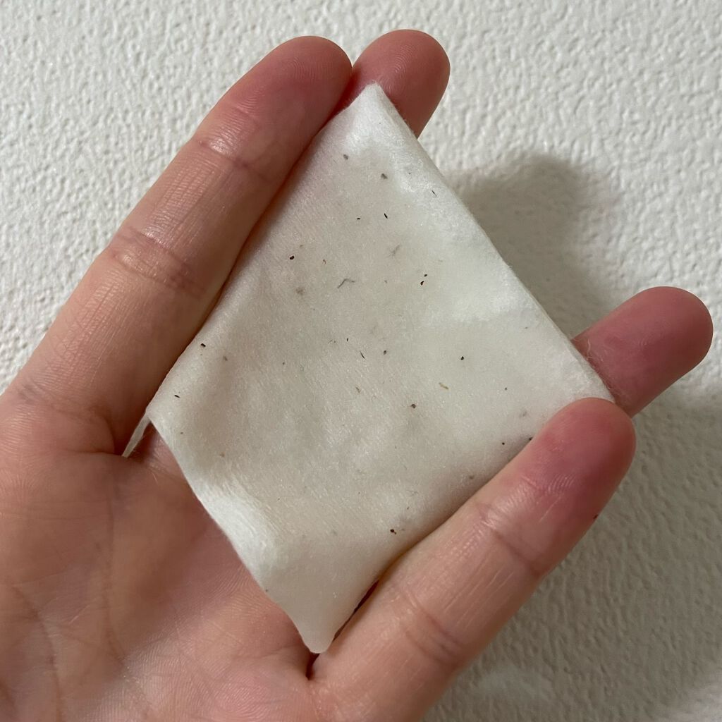 オーガニックコットンパフ/コットン・ラボ/コットンを使ったクチコミ(3枚目)