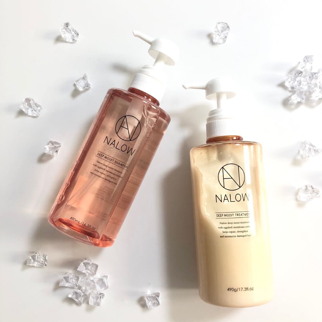 ディープモイスト シャンプー／トリートメント/NALOW/市販シャンプーを使ったクチコミ（1枚目）