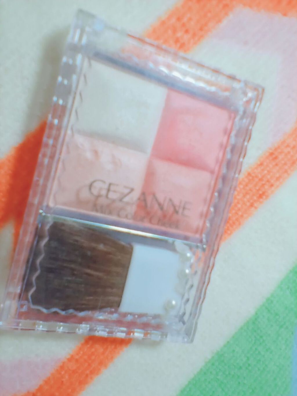 ミックスカラーチーク/CEZANNE/パウダーチークを使ったクチコミ(1枚目)