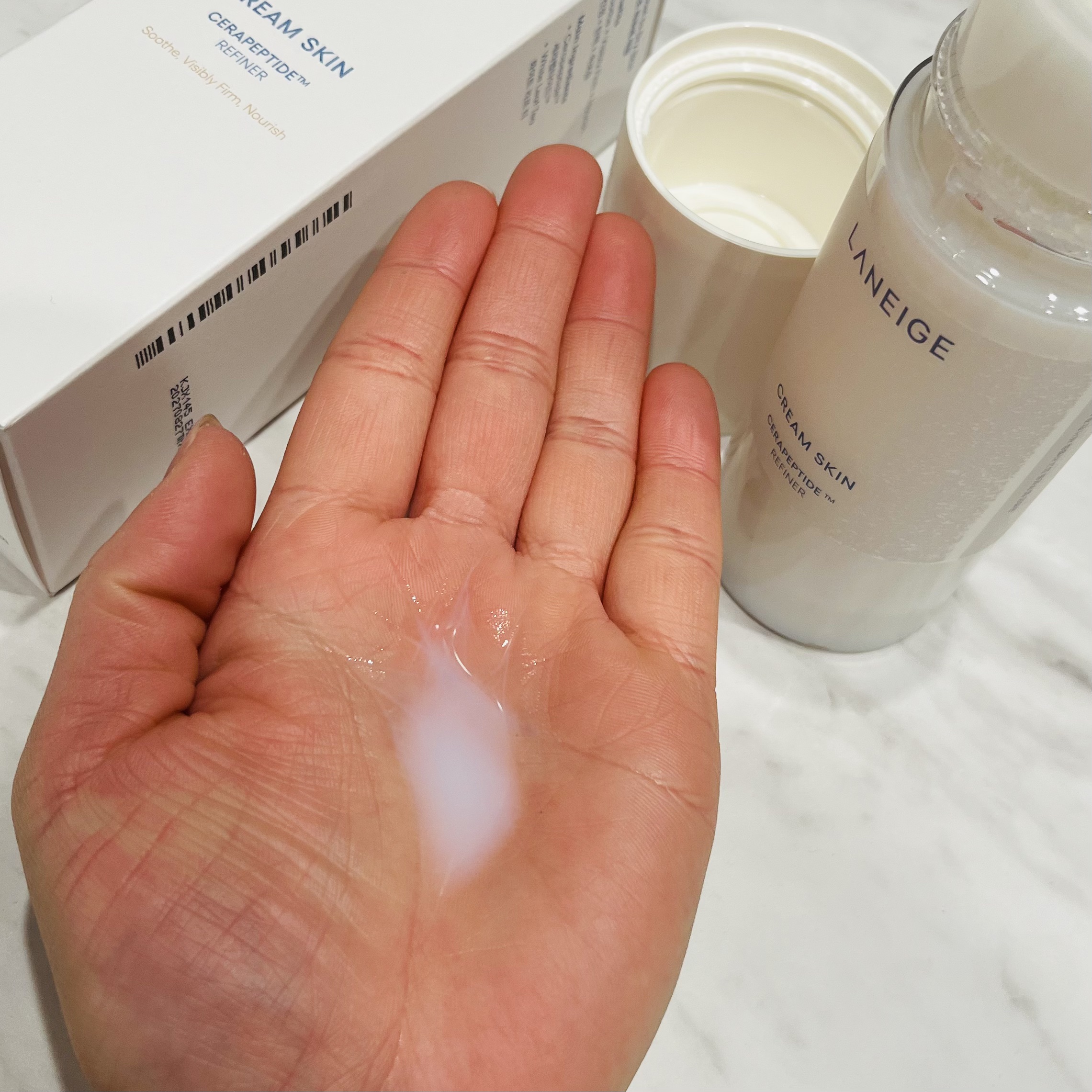 クリームスキン ローション/LANEIGE/化粧水を使ったクチコミ（3枚目）