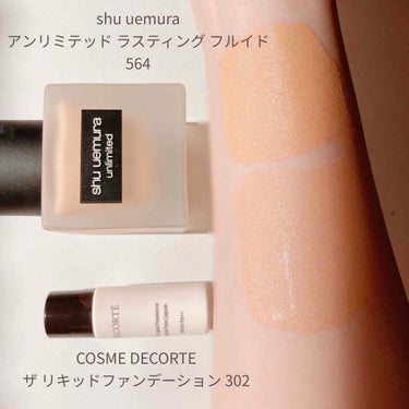 ザ リキッドファンデーション 302 オークル/DECORTÉ/リキッドファンデーションを使ったクチコミ（3枚目）