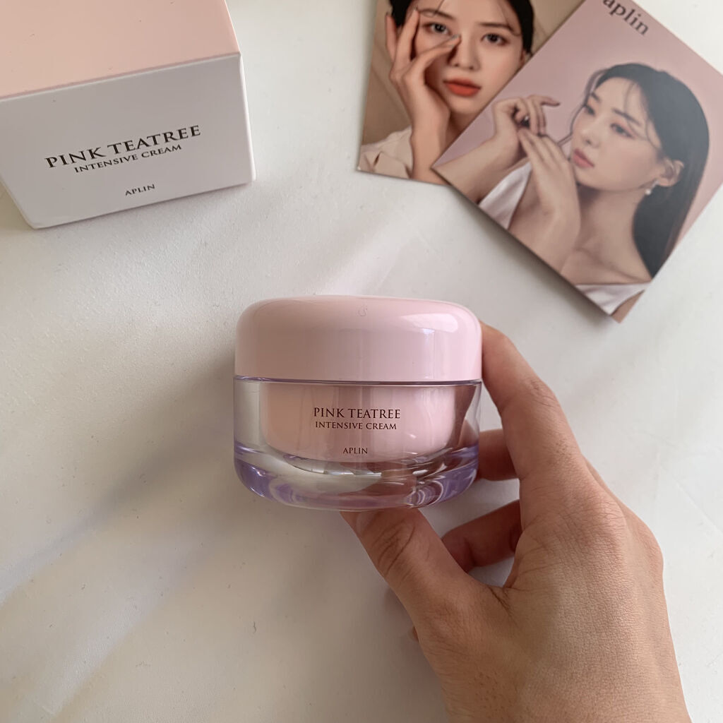 ピンクティーツリークリーム/APLIN/フェイスクリームを使ったクチコミ（2枚目）